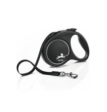 Vodítko FLEXI Black Design L pásek 5m/50kg modrá NEW Vodítko FLEXI Black Design L pásek 5m/50kg modrá NEW