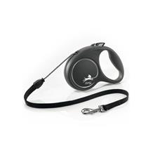 Vodítko FLEXI Black Design M lanko 5m/20kg zelená NEW Vodítko FLEXI Black Design M lanko 5m/20kg zelená NEW