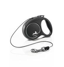 Vodítko FLEXI Black Design XS lanko 3m/8kg modrá NEW Vodítko FLEXI Black Design XS lanko 3m/8kg modrá NEW