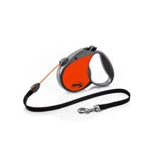 Vodítko FLEXI Neon Reflect Lanko M 5m/20kg oranžová Vodítko FLEXI Neon Reflect Lanko M 5m/20kg oranžová