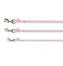 Vodítko Softline DOG PRINCESS růžové S 1,00 m/15 mm - DOPRODEJ