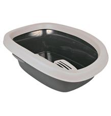 WC pro kočky CARLO 2 38x17x58 cm šedá WC pro kočky CARLO 2 38x17x58 cm šedá