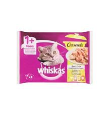 Whiskas kapsa Casserole drůbeží výběr v želé 4x85g