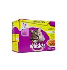 Whiskas kapsa Drůběží výběr v želé 12x100g