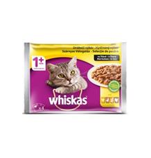 Whiskas kapsa Drůběží výběr ve šťávě 4x100g