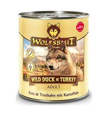 Wolfsblut konz. Wild Duck & Turkey Adult 800g - kachna a krůta