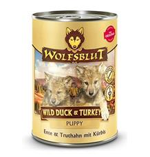 Wolfsblut konz. Wild Duck & Turkey Puppy 395g - kachna a krůta