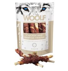 WOOLF pochoutka chicken and rawhide twister  100g