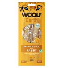 Woolf pochoutka Earth NOOHIDE L Sticks with Rabbit 85g Woolf pochoutka Earth NOOHIDE L Sticks with Rabbit 85g