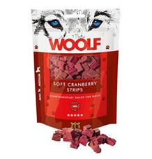 WOOLF pochoutka soft cranberry strips 100g WOOLF pochoutka soft cranberry strips 100g