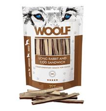 WOOLF pochoutka soft Rabbit&Pollock sandwich LONG 100g 100g