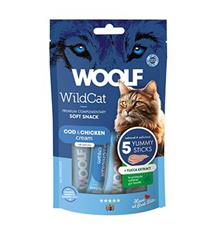 WOOLF WildCat Cream Functional Cod&Chicken  5x14g