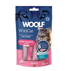 WOOLF WildCat Cream Functional Duck&Salmon  5x14g