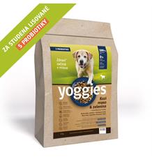 Yoggies Hypoalergenní granule s kozím masem, lisované za studena 2 kg Yoggies Hypoalergenní granule s kozím masem, lisované za studena 2 kg
