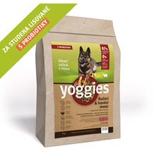Yoggies, Kuřecí a hovězí maso, granule lisované za studena 20 kg + Fit kostičky Yoggies pro psy 2x47g Yoggies, Kuřecí a hovězí maso, granule lisované za studena 20 kg + Fit kostičky Yoggies pro psy 2x47g