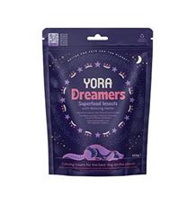 YORA Dog pamlsky z hmyzu Dreamers s bylinkami 