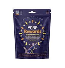 YORA Dog pamlsky z hmyzu Rewards arašídy a banán