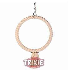 Závěsný bavlněný kruh s uzlem 25 cm TRIXIE 1 ks Závěsný bavlněný kruh s uzlem 25 cm TRIXIE 1 ks