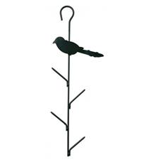 Závěsný držák na 4 lojové koule s ptáčkem, kovový 1 ks Závěsný držák na 4 lojové koule s ptáčkem, kovový 1 ks