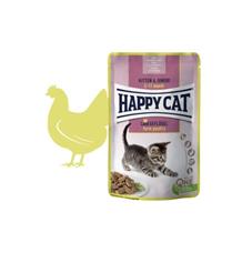 Happy Cat MEAT IN SAUCE Kitten & Junior Land-Geflügel / Drůběž 85 g - exp. 1/25 - 61 KS SKLADEM Happy Cat MEAT IN SAUCE Kitten & Junior Land-Geflügel / Drůběž 85 g - exp. 1/25 - 61 KS SKLADEM