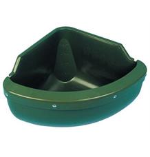 Žlab pro koně rohový plast, 60x30x45 cm vč.hrany proti okusu, zelený 1 ks Žlab pro koně rohový plast, 60x30x45 cm vč.hrany proti okusu, zelený 1 ks