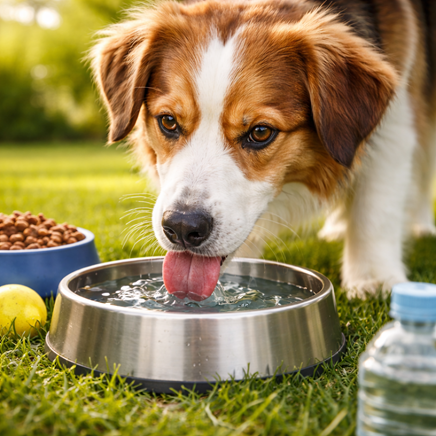 Kolik vody by měl denně vypít středně velký pes?