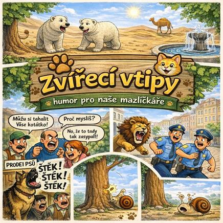 Zvířecí vtipy – humor pro naše mazlíčkáře